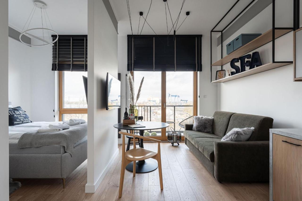 Apartament Nadmotlawie 111 グダニスク エクステリア 写真